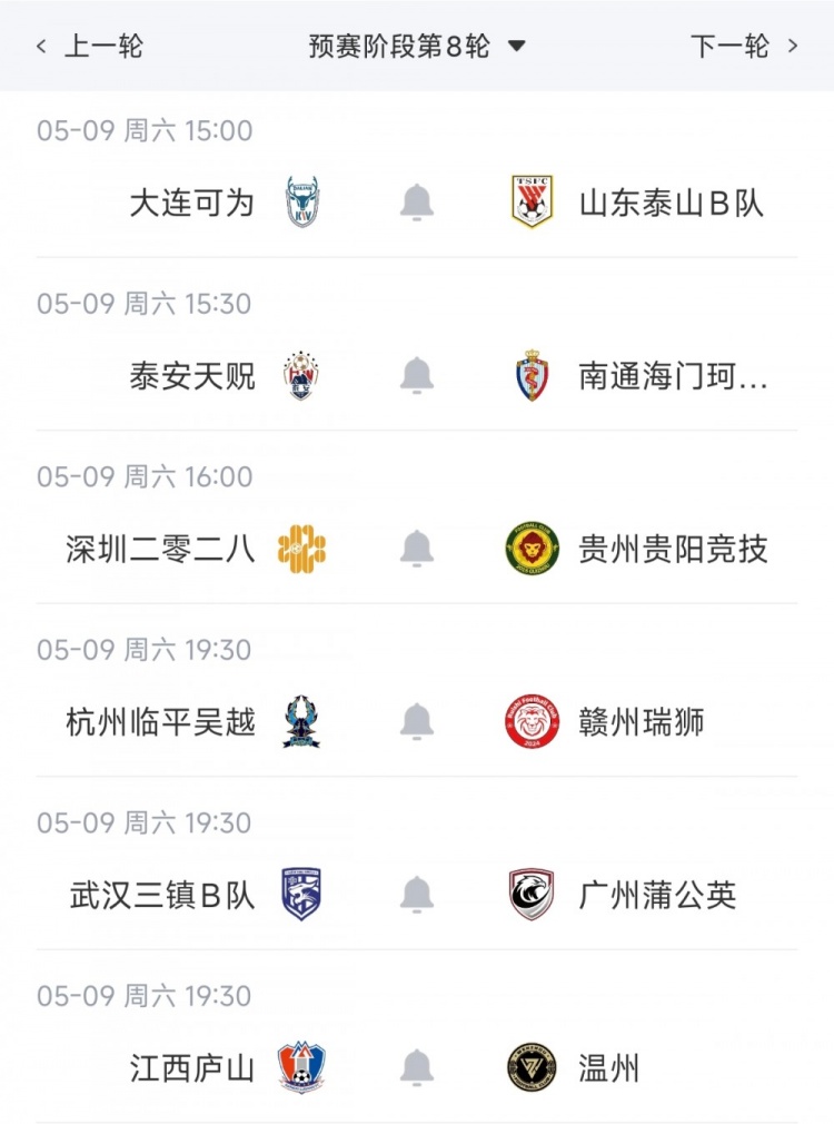 leyusports-中乙综述:泰山B队战平3分落后海港B队,贵阳竞技取胜登顶南区